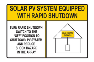 Reflective properties to meet applicable NEC code requirements for reflective identification.