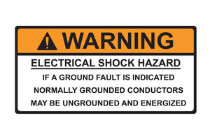 Meets NEC & IFC standards for printed text, character height, color and outdoor UV stability to pass inspections.