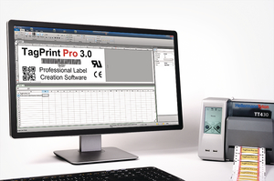 The easy to use software speeds up production of markers, labels and identification tags.