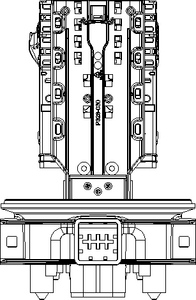 CFN 27 Port S-Length with LC/APC Connectorised Tray (back view)