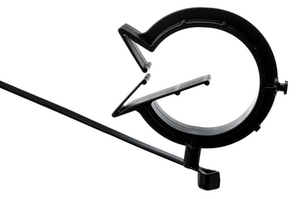 Wiązki można obracać, co pozwala na ich prowadzenie w dowolnym kierunku, niezależnie od punktu mocowania.