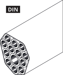 speedpipe bundle ground SRV-G 12x12 + 1x16 tc DIN