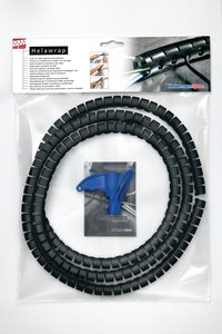 HelaWrap Cable Cover - HWPP - 2 m black.