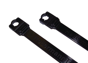 Elastyczny zawias pomiędzy mocowaniem a główką taśmy opaski zapewnia doskonałe trzymanie.