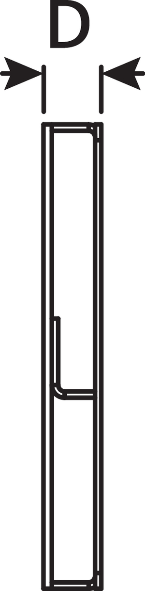 2U 72 Port Panel (side view)