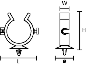 IPC Clip with arrowhead