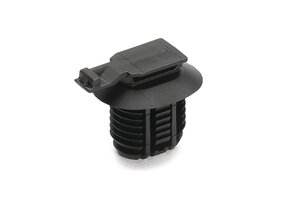 O clip conector com abeto inclui trilhos de fixação para fornecer compressão circunferencial completa em torno dos feixes.