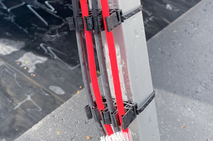 QwicGrip, paired with a cable tie, offers dependable and efficient cable management for solar panels.