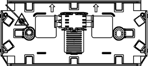 ICB shown with 1 x LC DX and 1 x ANT bridge.