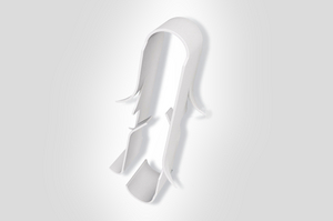 Corridor cable clips.