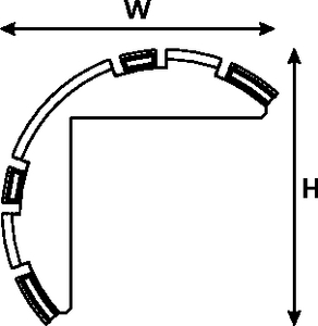 External corner bend manager.