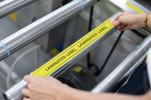 HTZ - Laminated label tape.