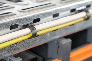 MAGRA-Series magnetic mounts with clips – reusable, removable, and no drilling required.