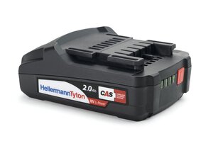 Bateria CAS 18 V stosowana w CPK hybrid - narzędziu do automatycznego wiązania opaskami kablowymi. 