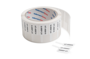 P-Flags cable labels with double-sided design provide extra space for high resolution printing and easy identification.