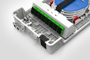 MDU-S3-32 with 16 SC APC Duplex Adaptors and 4 SE IR MKII Splice Trays.