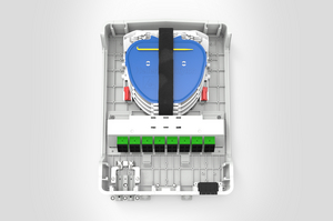 MDU-S3-64 with 16 LC APC Quad Adaptors and 4 SE IR MKII Splice Trays.