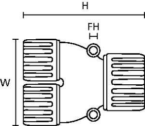 HelaGuard Verschraubung, Y-Verbinder