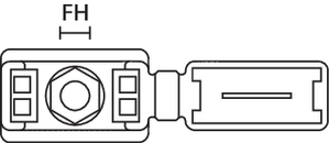 Uchwyt HelaGuard (widok z góry)