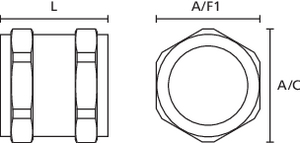 HelaGuard threaded coupler