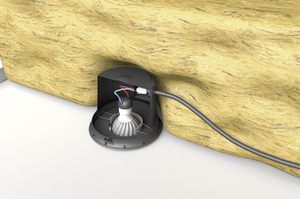 4. Ahora el material de aislamiento puede ser instalado.