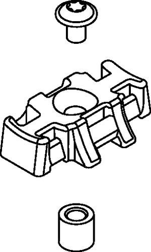 Suitable for welding studs (M8 internal bore & outer diameter 15 mm)