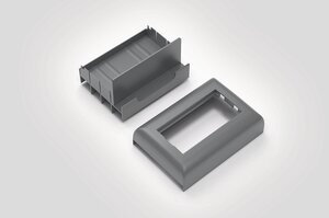SMSFP Unicanal grey adapter module.