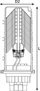 UFC IR C-Length Double Stack Closure.