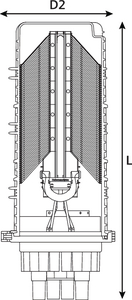 UFC IR C-Length Double Stack Closure.