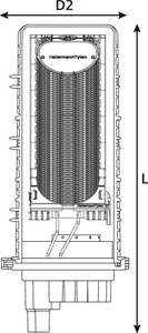 UFC IR C-Length Double Stack Closure.