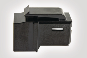 Category 5e UTP Jack in Black