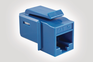 Category 5e UTP Jack in Blue