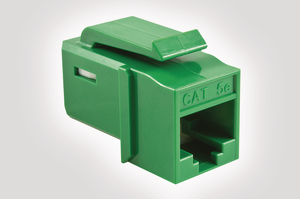 Category 5e UTP Jack in Green