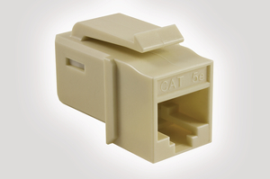 Category 5e UTP Jack in Ivory