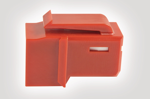 Category 5e UTP Jack in Red