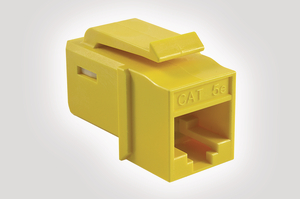 Category 5e UTP Jack in Yellow