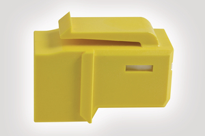 Category 5e UTP Jack in Yellow