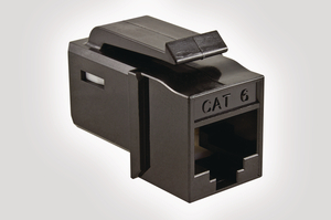 Category 6 UTP Jack in Black