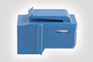 Category 6 UTP Jack in Blue