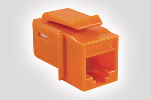 Category 6 UTP Jack in Orange