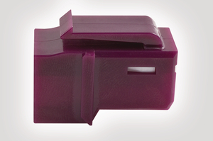 Category 6 UTP Jack in Violet