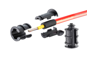 Divisible seals EZA-t are suitable for sealing unoccupied and occupied speedpipe.