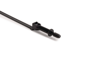 Fir tree mounts are designed to provide low insertion force and high extraction force. 