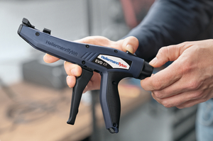 Regolazione della tensionionatura possibile con l'utensile per fascette EVO KR. 