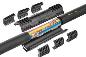 Repair sleeve EBM-R for repairing occupied and unoccupied cable conduits.
