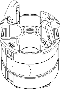 Divisible sealing and fixing discs AdSe-t