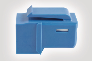 Category 6A UTP Jack in Blue