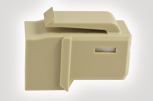 Category 6A UTP Jack in Ivory