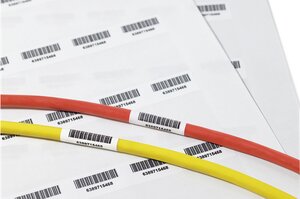 Helatag sorgt für die dauerhafte Kennzeichnung von Kabeln mit Barcodes.