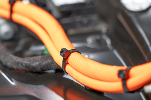OS-Series cable ties made from post-industrial recycled PA66 – heat stabilised and impact modified.